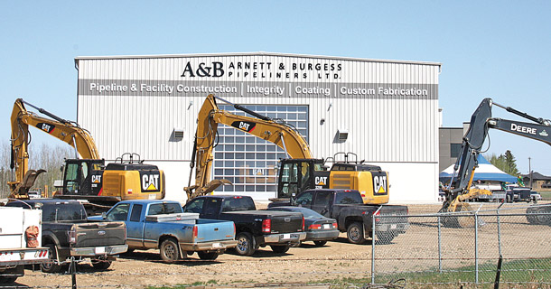 A & B Pipeliners hosted the grand opening of its new facility in Sedgewick on Thursday, April 21, feeding a crowd of 700 people, who were also treated to tours of the new building.