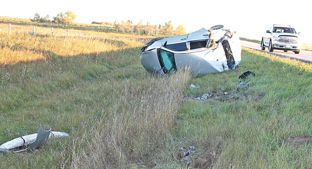 The driver and passenger of a silver SUV sustained injuries in a single-vehicle rollover on Highway 36 last Monday, Sept. 19, around 6:30 a.m. RCMP discovered the SUV involved in the accident had been stolen out of Drayton Valley