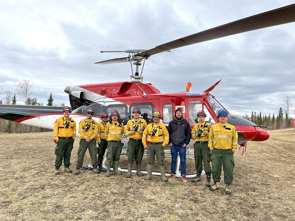 Ongoing Alberta wildfire crews receive help from Mother Nature