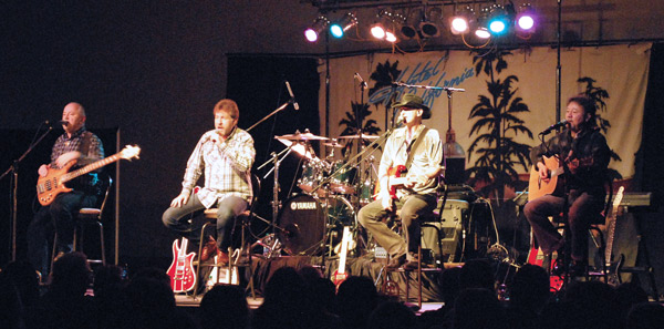 Hotel California, a Canadian Eagles tribute band, performed in Camrose on Friday evening, delivering a        performance so good, listeners could close their eyes and be transported back to the 1970s and 80s. The group is also slated to appear in Daysland in June, replacing their missed January DaysArts performance.