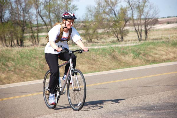 Participants from all over Flagstaff gave the 'Try-it' Triathlon a try!