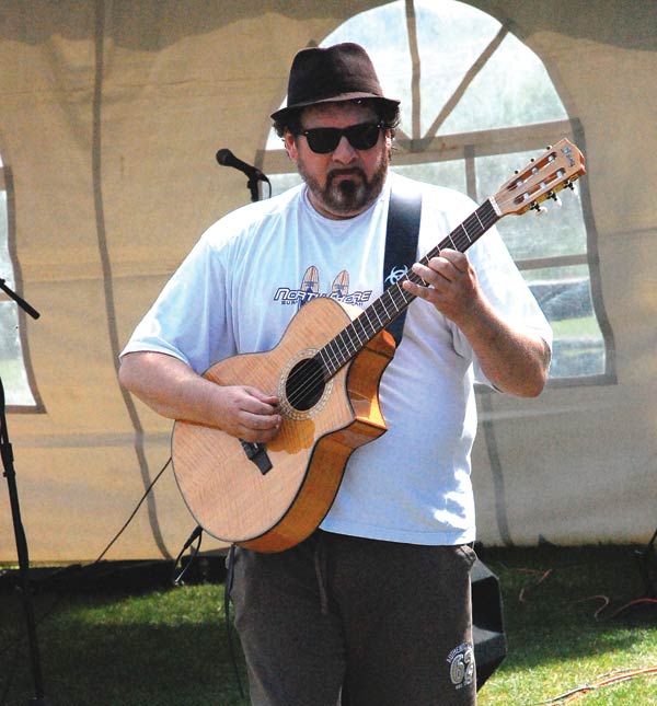 Kids games, a barbeque, and live entertainment provided by Dave Montgomery were featured at the Sedgewick Lake Park finish line