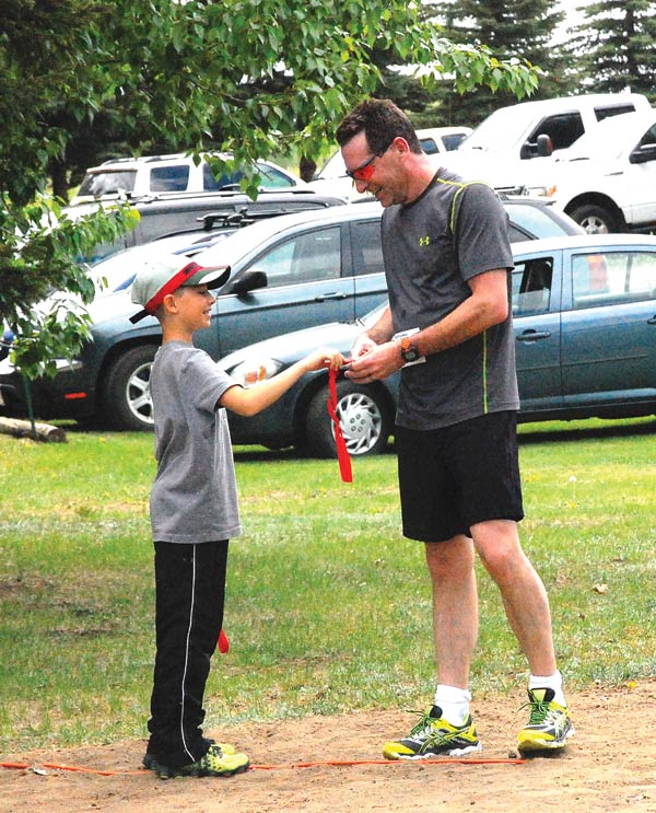 Every participant received a medal for crossing the finish line.