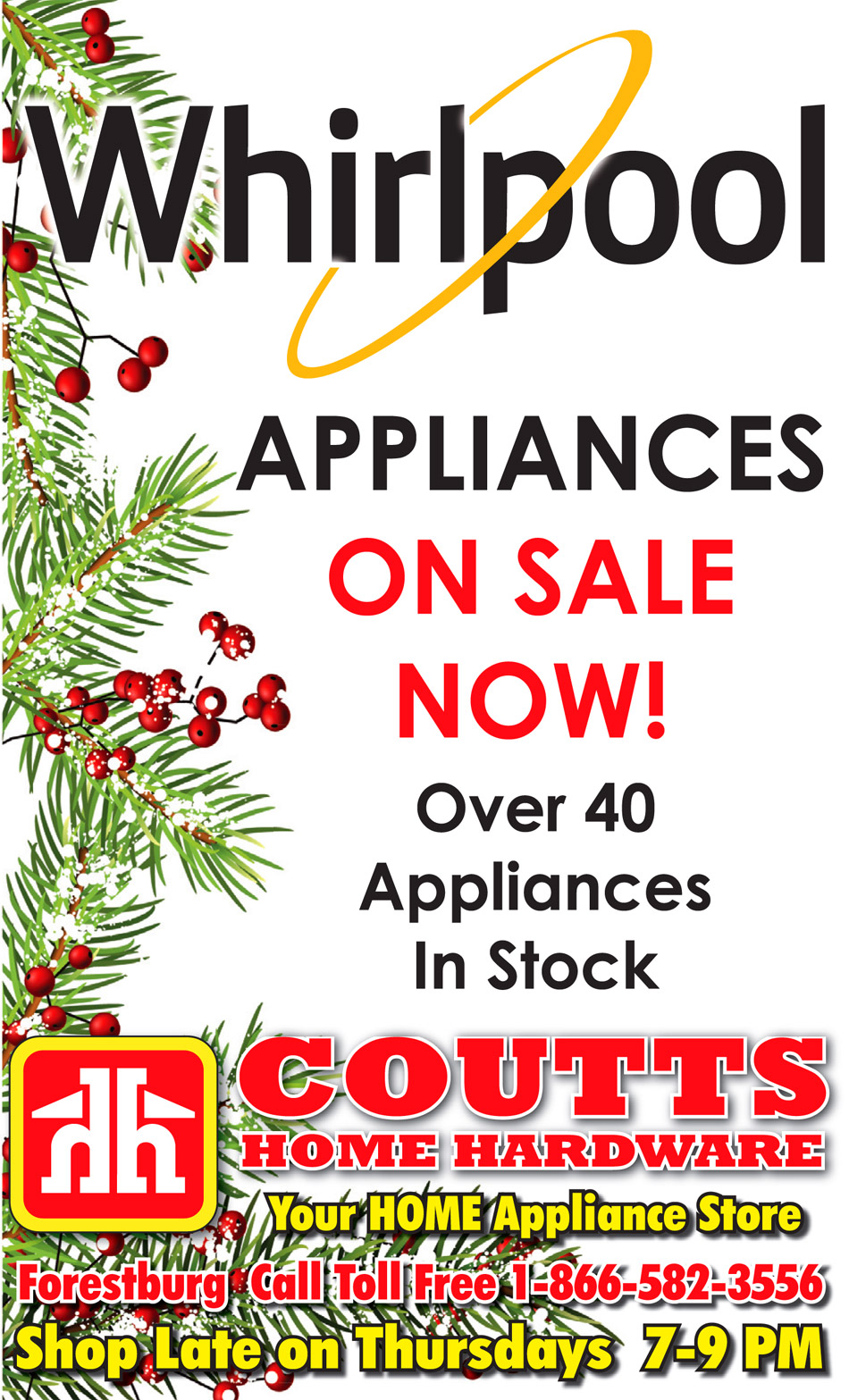 Coutts Home Hardware Forestburg Hardware Whirlpool Appliances on Sale