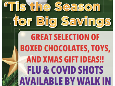 Daysland Pharmacy - Big Savings in time for Christmas!