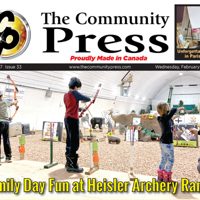 Family Day Fun at Heisler Archery Range – the February 19 Community Press is out now!