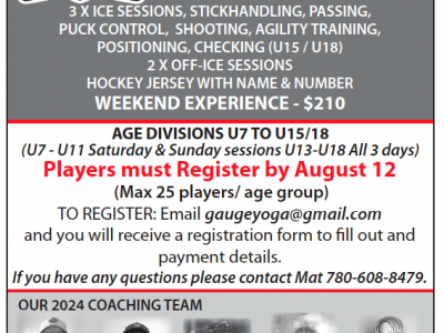 Gauge Hockey Skills Camp - Forestburg, AB