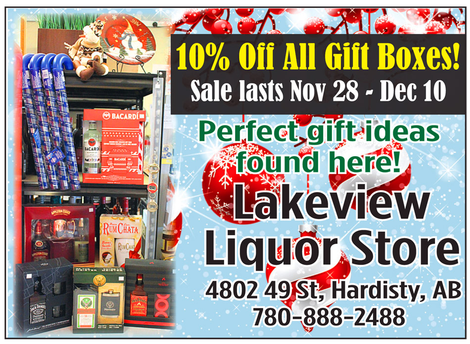 Lakeview Liquor Hardisty Liquor Store Gift Boxes on Sale