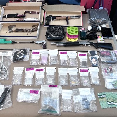 Red Deer RCMP General Investigation Section arrest two for drug and weapon offences