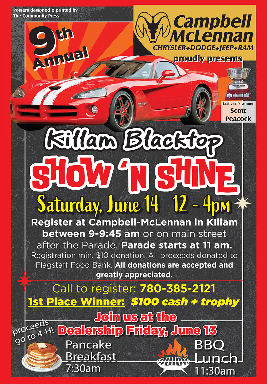 Killam Blacktop Show ‘N Shine