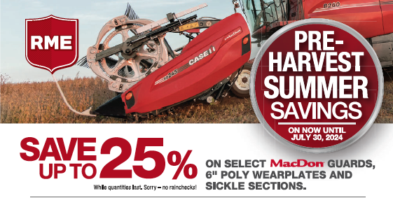 Pre-Harvest Savings at RME