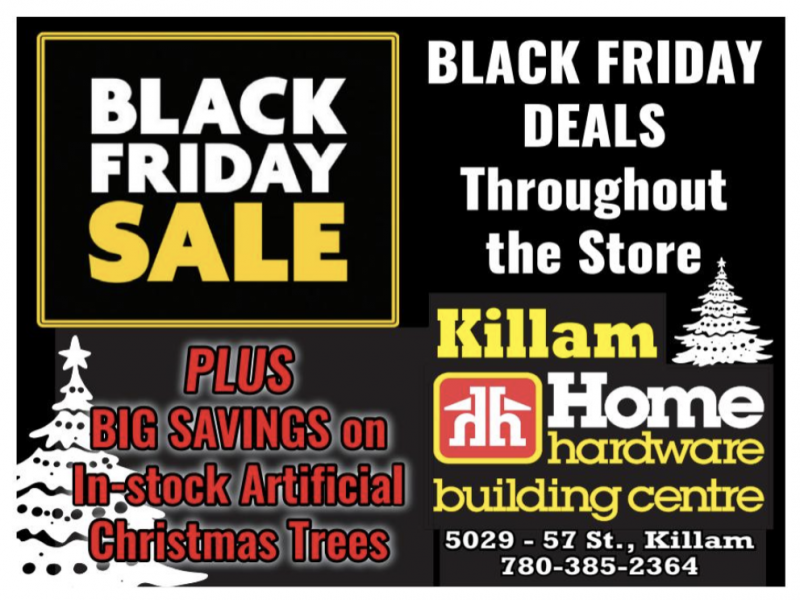 Black Friday Sale at Killam Home Hardware