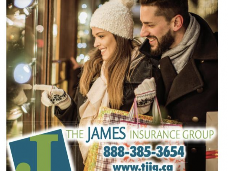 The James Insurance Group is reminding you to Shop Local this holiday season!