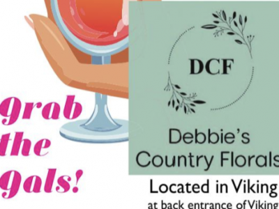 Sip, Snacks, & Shop at Debbie's Country Florals