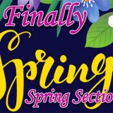 Read our Spring Section FREE online right here >>>