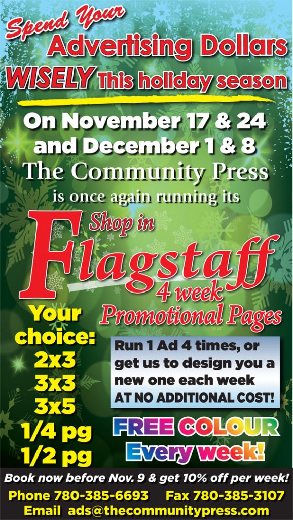Want locals to shop at home this holiday season? Advertise at home with our Shop in Flagstaff 4 Week Promotion!