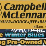 Beat the Winter Blues with these great Used at Campbell-McLennan Chrysler