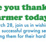 Have you thanked a farmer lately? Book an ad in the 2018 Agriculture Supplement & Salute to Farmers!