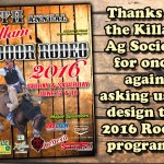 If you’re at the Killam Rodeo this weekend, make sure to grab a program!