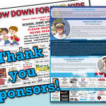 Thank you sponsors of our annual RCMP Salute & Slow Down for Kids spread!