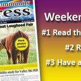 Lougheed Fair results and so much more! Grab a CP for the weekend!