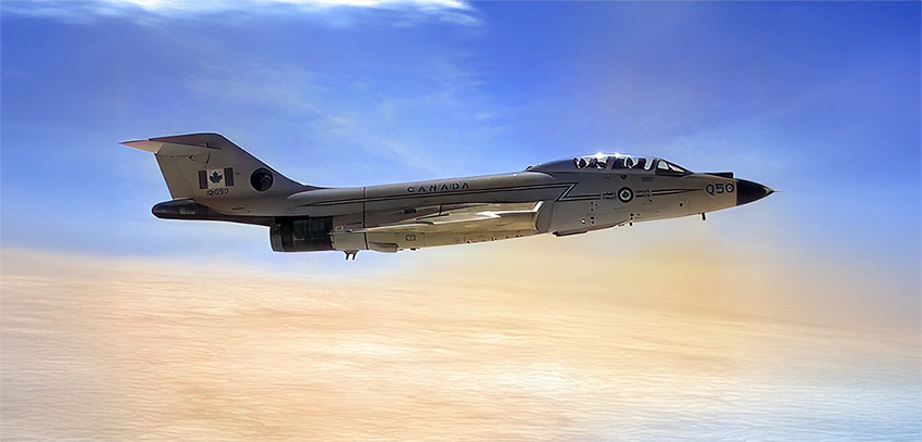 Canadian Military jet airplane, military fighter
